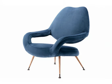 DU 55 - Fabric armchair with armrests by Poltrona Frau - view 3
